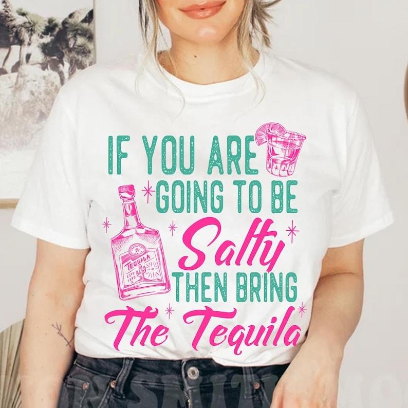 Tequila Western Cowgirl Summer Vintage Cowgirls Retro - Adult & Kids T-Shirts, Sweatshirts & Hoodies apparel design preview 1