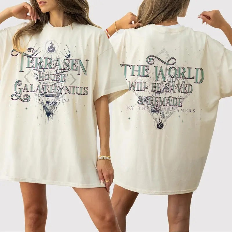 Terrasen House Galathynius Word Will Be Saved Remade - Adult & Kids T-Shirts, Sweatshirts & Hoodies apparel design preview 1