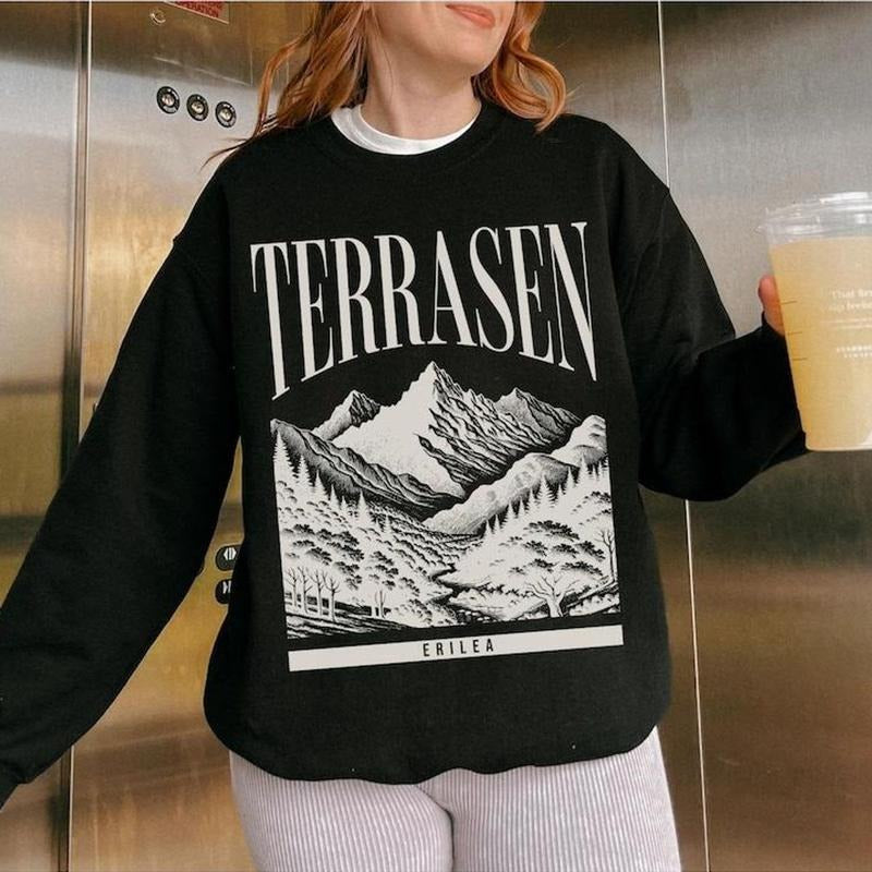 Terrasen Throne Glass Sjm Universe Bookish Sarah J - Adult & Kids T-Shirts, Sweatshirts & Hoodies apparel design preview 1