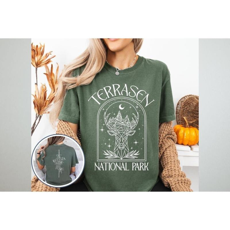 Terrasen TOG Throne Glass Book Lover Bookish Booktok - Adult & Kids T-Shirts, Sweatshirts & Hoodies apparel design preview 1