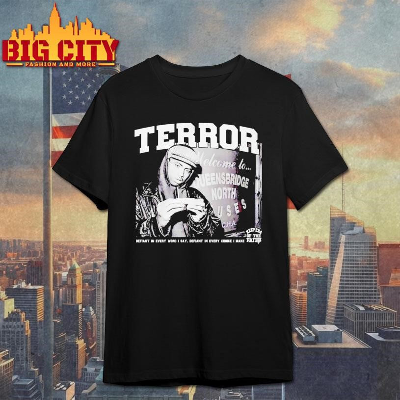 Terror Keepers Of The Faith Young Nas Photo Bootleg - Adult & Kids T-Shirts, Sweatshirts & Hoodies apparel design preview 1