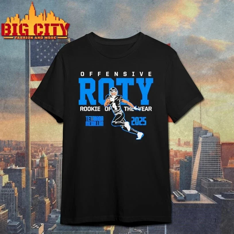Tetairoa McMillan Offensive Rookie Of The Year 2025 - Adult & Kids T-Shirts, Sweatshirts & Hoodies apparel design preview 1
