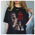 Texas Chainsaw Massacre Collage Leatherface Horror - Adult & Kids T-Shirts, Sweatshirts & Hoodies apparel design preview 1