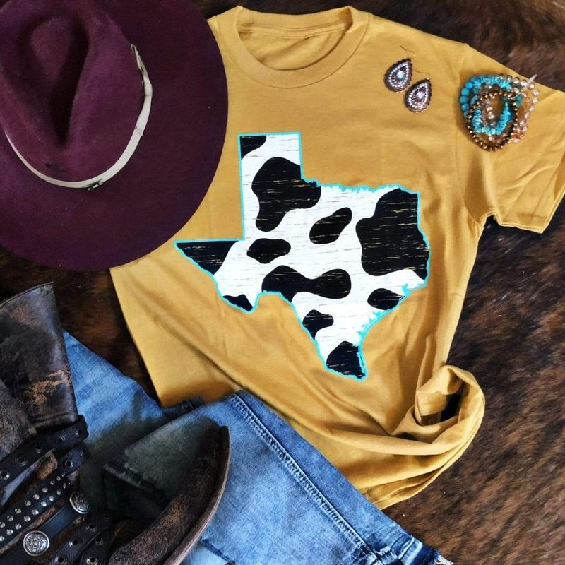 Texas Cow Pattern - Adult & Kids T-Shirts, Sweatshirts & Hoodies apparel design preview 1