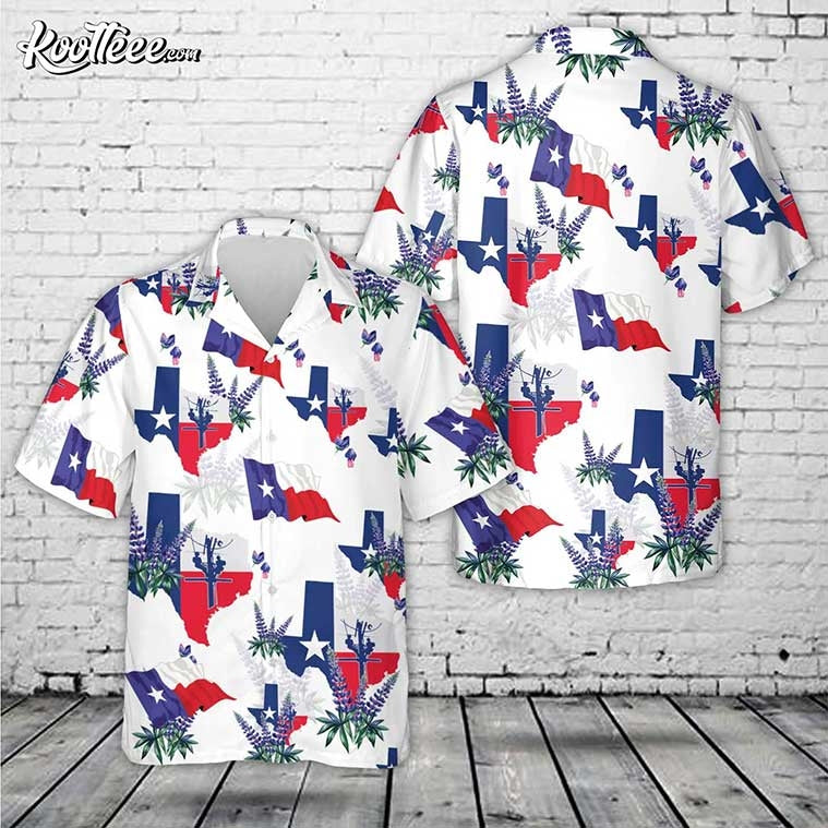Texas Lineman Hawaiian - Adult & Kids T-Shirts, Sweatshirts & Hoodies apparel design preview 1