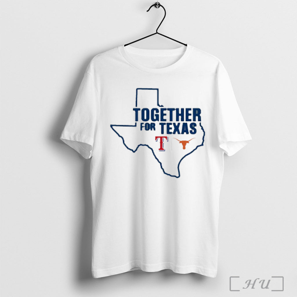 Texas Longhorns And Rangers Together For - Adult & Kids T-Shirts, Sweatshirts & Hoodies apparel design preview 1