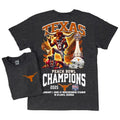 Texas Longhorns Peach Bowl Champs 2025 Mascot Classic - Adult & Kids T-Shirts, Sweatshirts & Hoodies apparel design preview 1