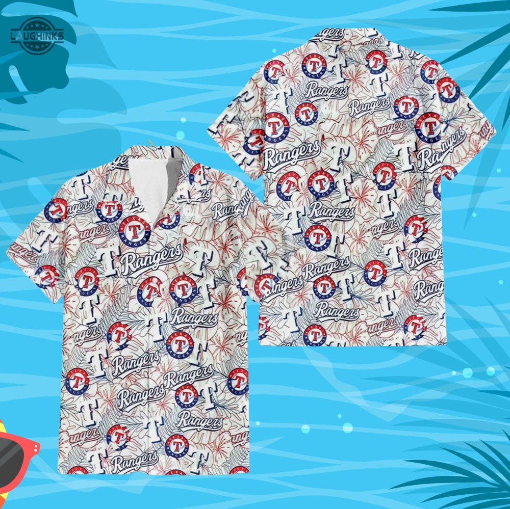 Texas Rangers Hawaiian And Shorts Inspired By - Adult & Kids T-Shirts, Sweatshirts & Hoodies apparel design preview 1