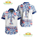 Texas Rangers Hawaiian Tropical Flower Aloha for Men - Adult & Kids T-Shirts, Sweatshirts & Hoodies apparel design preview 1