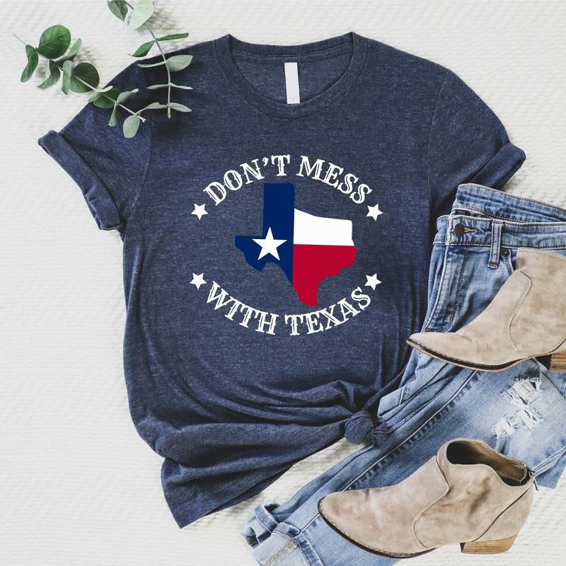 Texas America Flag Map Short Sleeve Matching - Adult & Kids T-Shirts, Sweatshirts & Hoodies apparel design preview 1