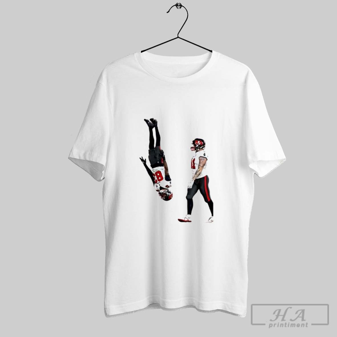 Tez Johnson Tampa Bay Buccaneers Insane Backflip - Adult & Kids T-Shirts, Sweatshirts & Hoodies apparel design preview 1