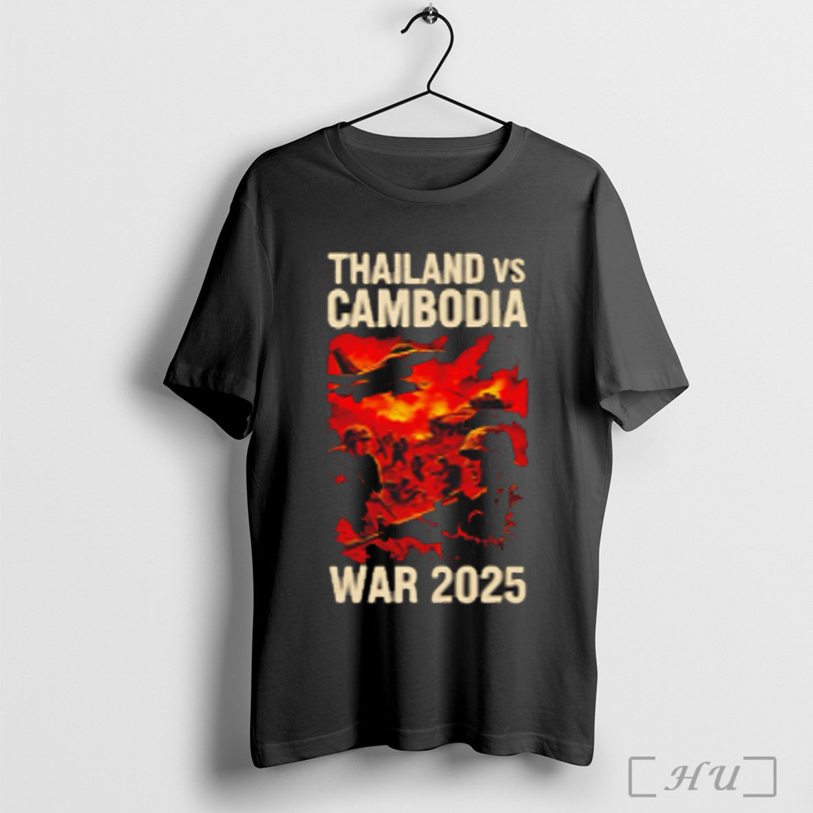 Thailand Vs Cambodia War 2025 - Adult & Kids T-Shirts, Sweatshirts & Hoodies apparel design preview 1