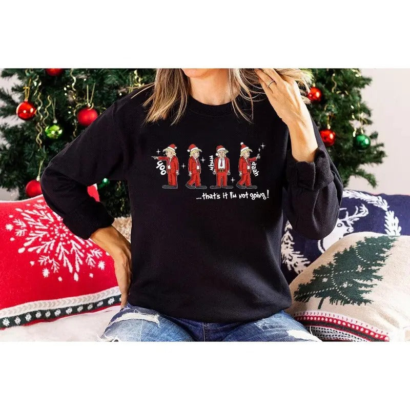 That'S I'M Not Going Humorous Trump Republican Santa - Adult & Kids T-Shirts, Sweatshirts & Hoodies apparel design preview 1