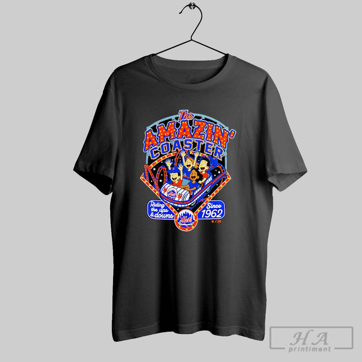 The Amazin Coaster Riding Ups And Downs Sweater V - Adult & Kids T-Shirts, Sweatshirts & Hoodies apparel design preview 1