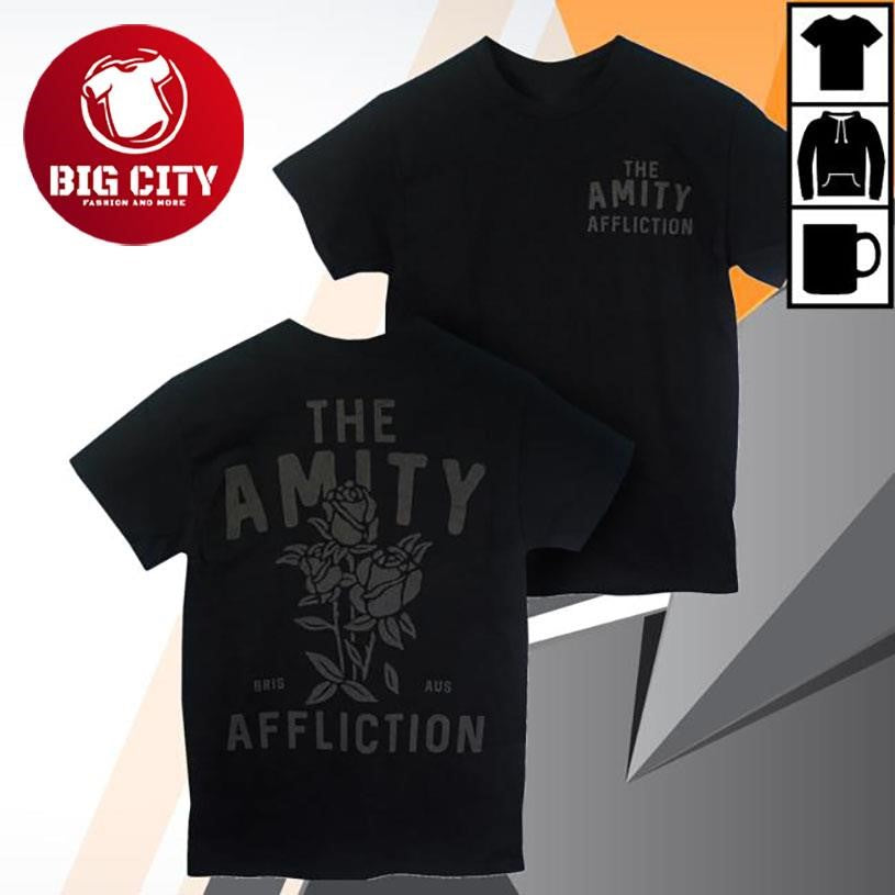 The Amity Affliction Bouquet Black Two Sided - Adult & Kids T-Shirts, Sweatshirts & Hoodies apparel design preview 1