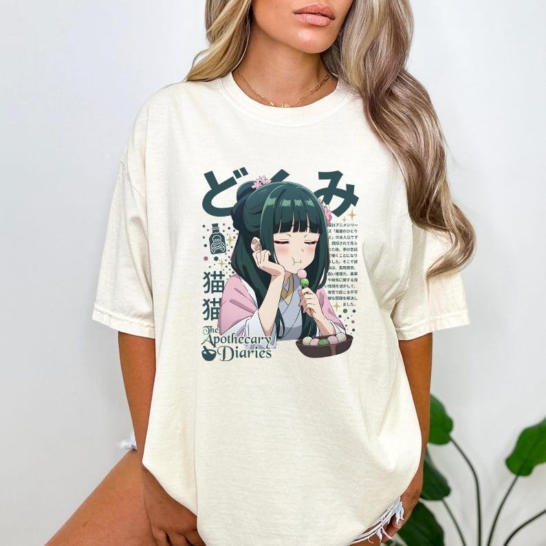 Apothecary Diaries MaoMao Jinshi Anime Kawaii - Adult & Kids T-Shirts, Sweatshirts & Hoodies apparel design preview 1