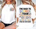 Back School Tour Bruh We Teacher Team Life Grade - Adult & Kids T-Shirts, Sweatshirts & Hoodies apparel design preview 1
