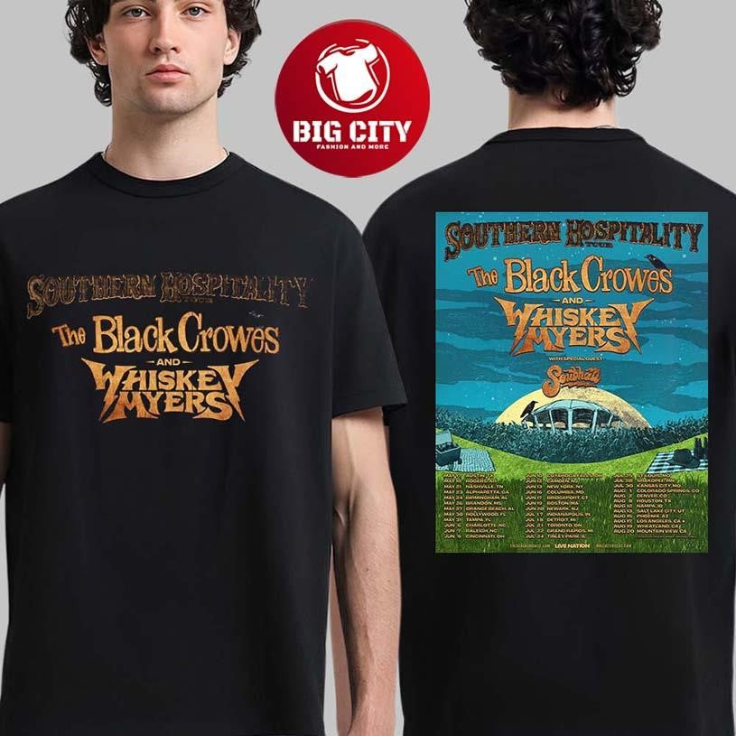 The Black Crowes And Whiskey Myers Southern - Adult & Kids T-Shirts, Sweatshirts & Hoodies apparel design preview 1