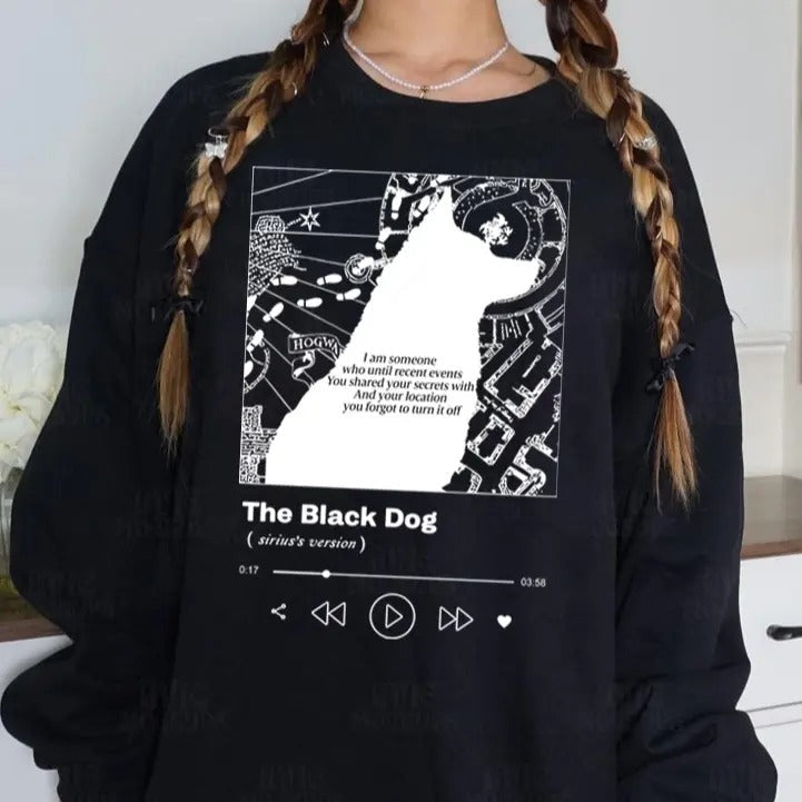 Black Dog Sirius' Version Marauders Harry Fandom - Adult & Kids T-Shirts, Sweatshirts & Hoodies apparel design preview 1