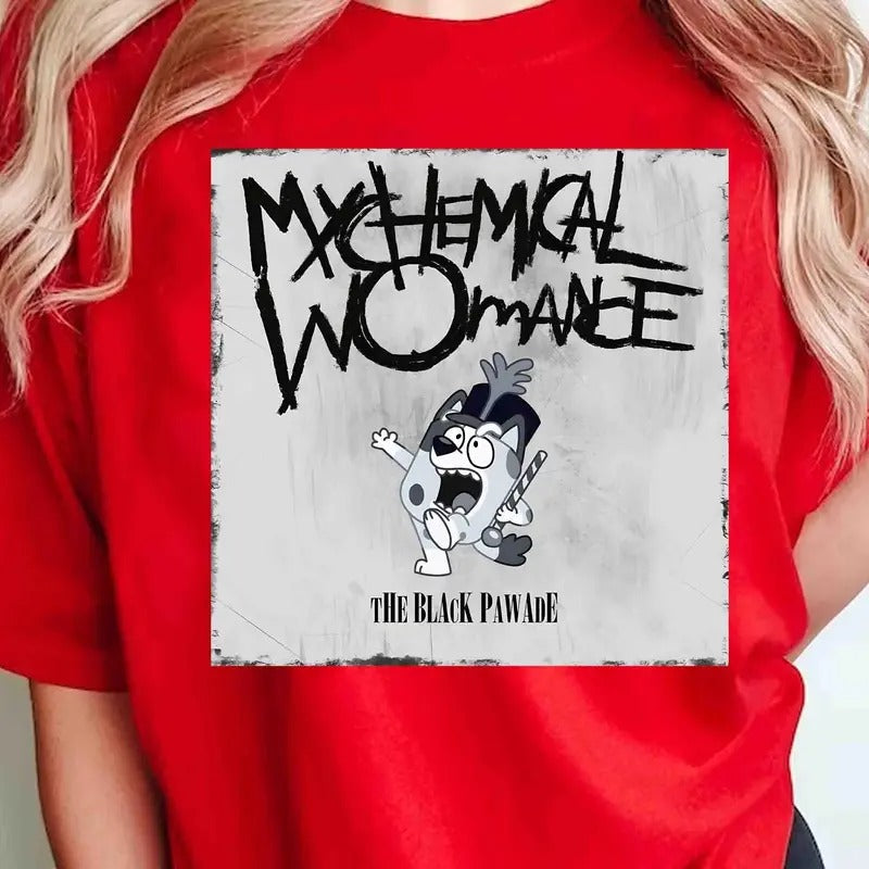 Black Parade Muffin Heeler Bluey Family Matching Top - Adult & Kids T-Shirts, Sweatshirts & Hoodies apparel design preview 1