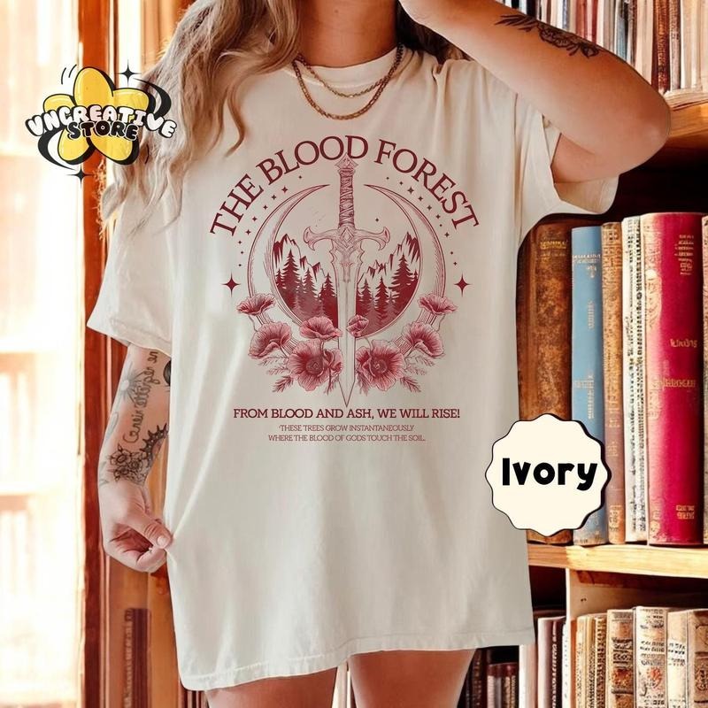 Blood Forest Ash Poppy Casteel Castle Da'Neer Flesh - Adult & Kids T-Shirts, Sweatshirts & Hoodies apparel design preview 1