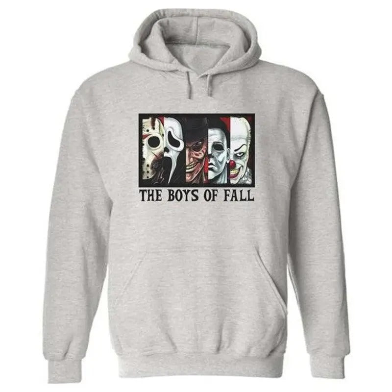 Fall Halloween Horror Movie Characters Jason M1chael - Adult & Kids T-Shirts, Sweatshirts & Hoodies apparel design preview 1
