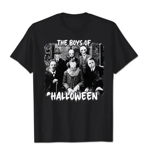Halloween Horro Movie Characters Fan Her Him Classic - Adult & Kids T-Shirts, Sweatshirts & Hoodies apparel design preview 1