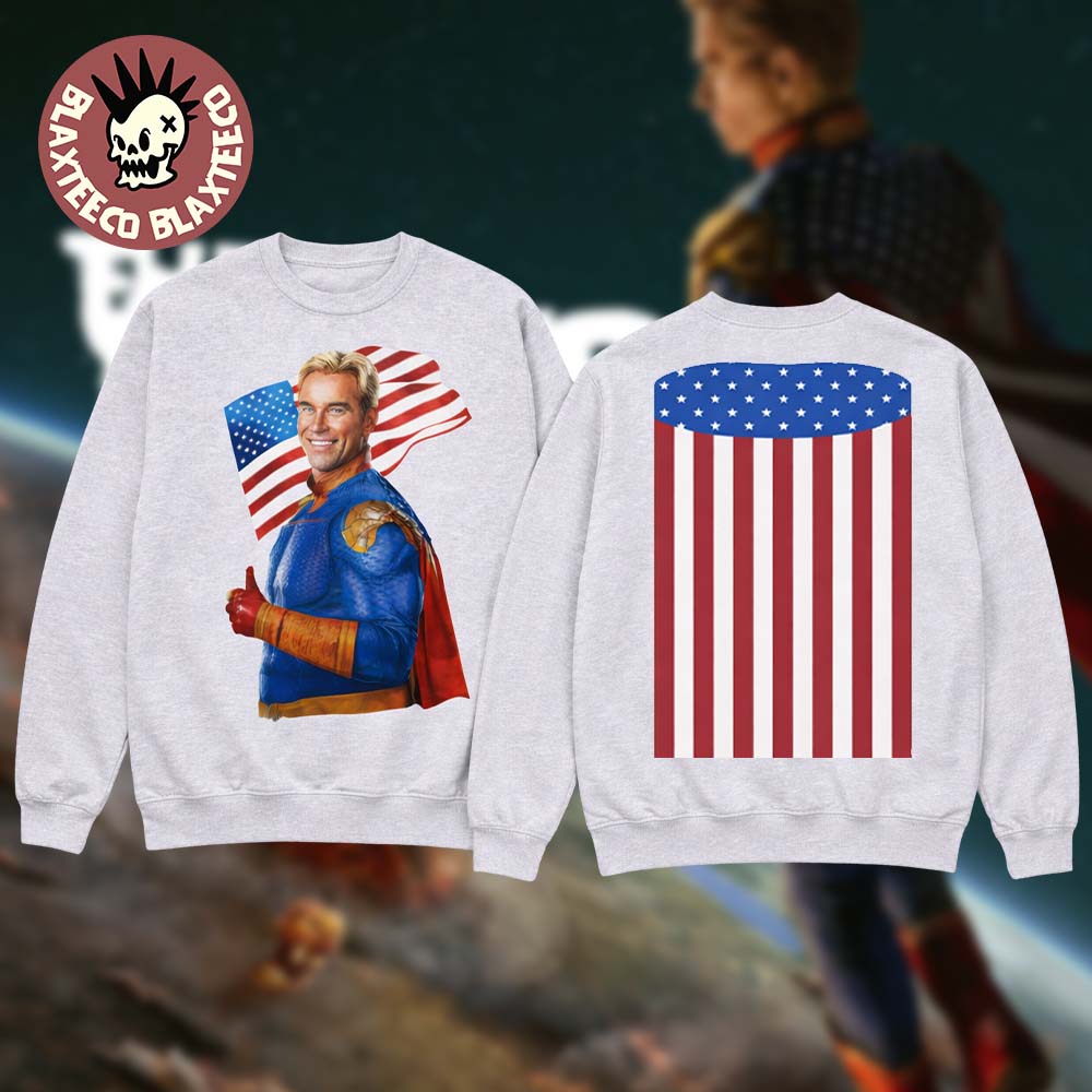 The Boys Season 5 Frenchie Serge Hughie Campbell Mother’s Milk Homelander Freedom Camp 37 Prisoner Graphic Sweater - Gift Idea product image