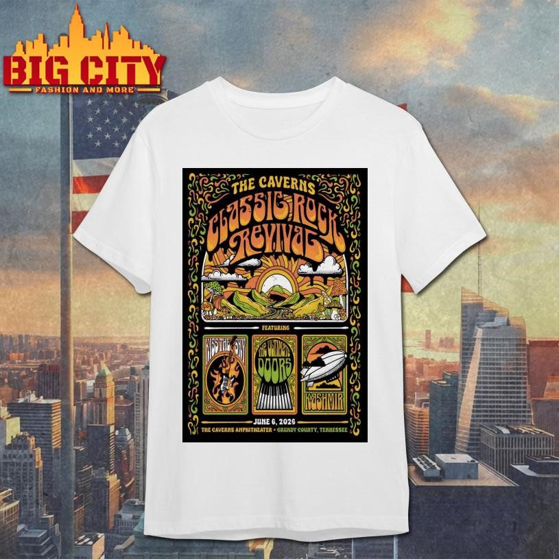 The Caverns Classic Rock Revival 6-6-2026 Grundy - Adult & Kids T-Shirts, Sweatshirts & Hoodies apparel design preview 1