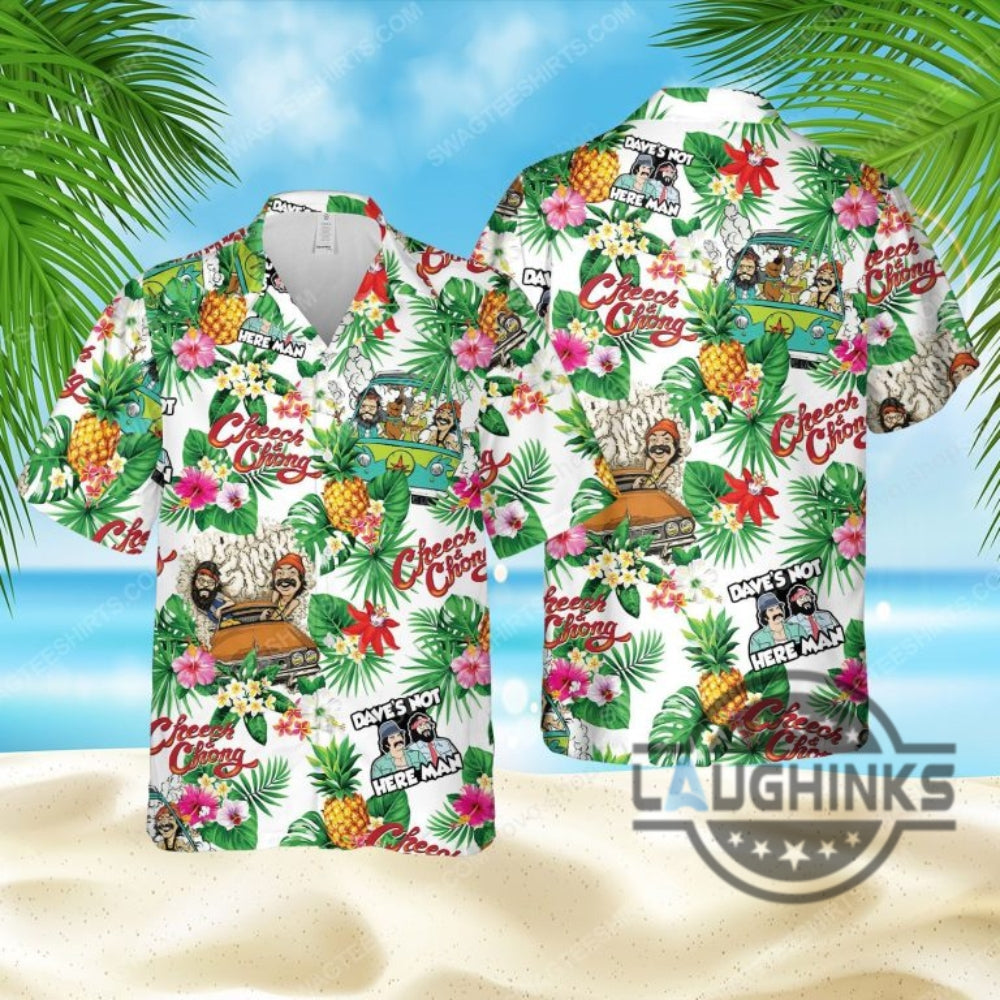 The Cheech And Chong Movie Hawaiian Shorts - Adult & Kids T-Shirts, Sweatshirts & Hoodies apparel design preview 1