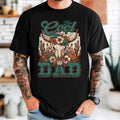 Cool Dad Bull Skull Western - Adult & Kids T-Shirts, Sweatshirts & Hoodies apparel design preview 1