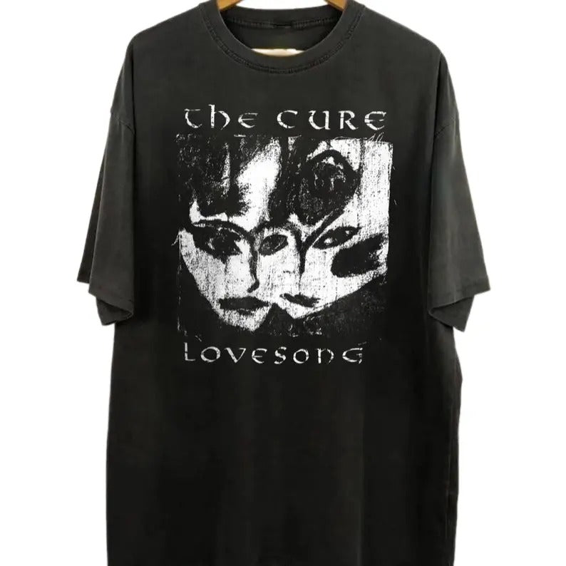 Cure Love Song Retro Band 90s Alt Indie Rock - Adult & Kids T-Shirts, Sweatshirts & Hoodies apparel design preview 1