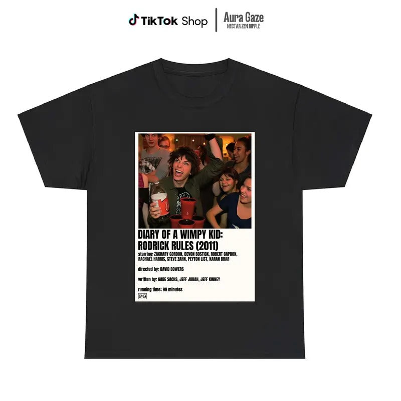 Diary Wimpy Kid Rockrick Rules Funny Movie Comedy - Adult & Kids T-Shirts, Sweatshirts & Hoodies apparel design preview 1