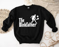 Dinkfather Pickleball Sport Lover Dad Tennis Daddy - Adult & Kids T-Shirts, Sweatshirts & Hoodies apparel design preview 1