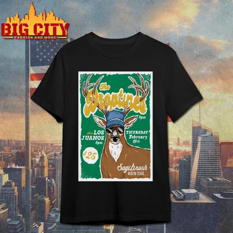 The Droptines Feb 19 2026 Sagebrush in Austin TX - Adult & Kids T-Shirts, Sweatshirts & Hoodies apparel design preview 1