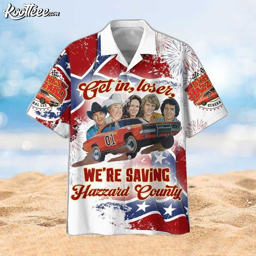 The Dukes of Hazzard Saving County Hawaiian - Adult & Kids T-Shirts, Sweatshirts & Hoodies apparel design preview 1
