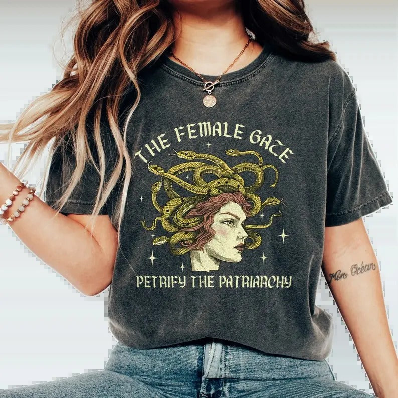 Fema.Le Ga.Ze Petri.Fy Patriar.Chy Feminist Rights - Adult & Kids T-Shirts, Sweatshirts & Hoodies apparel design preview 1