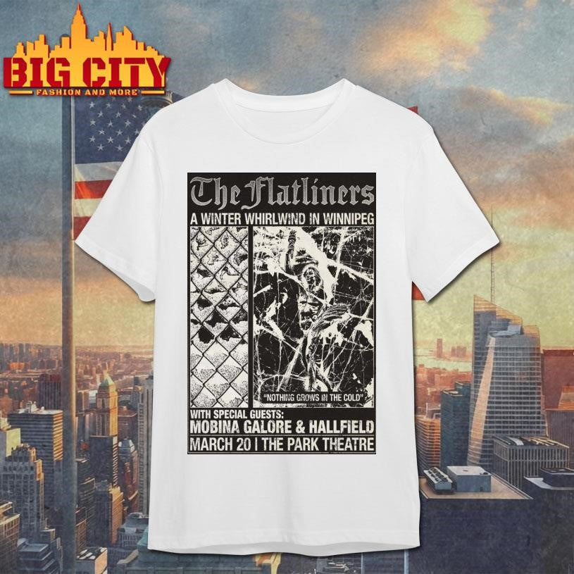 The Flatliners 3-20-2026 Winnipeg Canada Poster - Adult & Kids T-Shirts, Sweatshirts & Hoodies apparel design preview 1