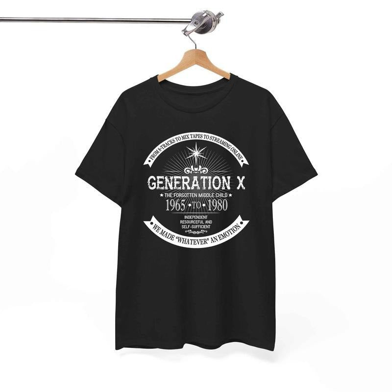 Forgotten Middle Child Gen X Generation 60s 70s 80s - Adult & Kids T-Shirts, Sweatshirts & Hoodies apparel design preview 1