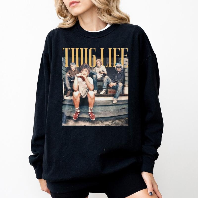 Golden Thug Life - Adult & Kids T-Shirts, Sweatshirts & Hoodies apparel design preview 1
