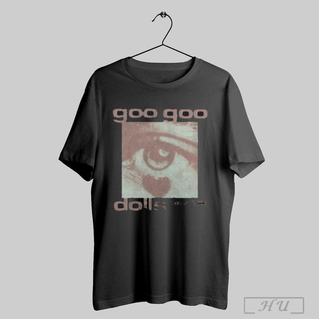 The Goo Dolls Eye Dateback Faded Black Tour - Adult & Kids T-Shirts, Sweatshirts & Hoodies apparel design preview 1