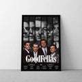 GoodFellas 1990 Halftone Movie Poster Grayscale - Adult & Kids T-Shirts, Sweatshirts & Hoodies apparel design preview 1