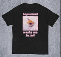 Government Wants Me Jail Funny Cat Meme - Adult & Kids T-Shirts, Sweatshirts & Hoodies apparel design preview 1