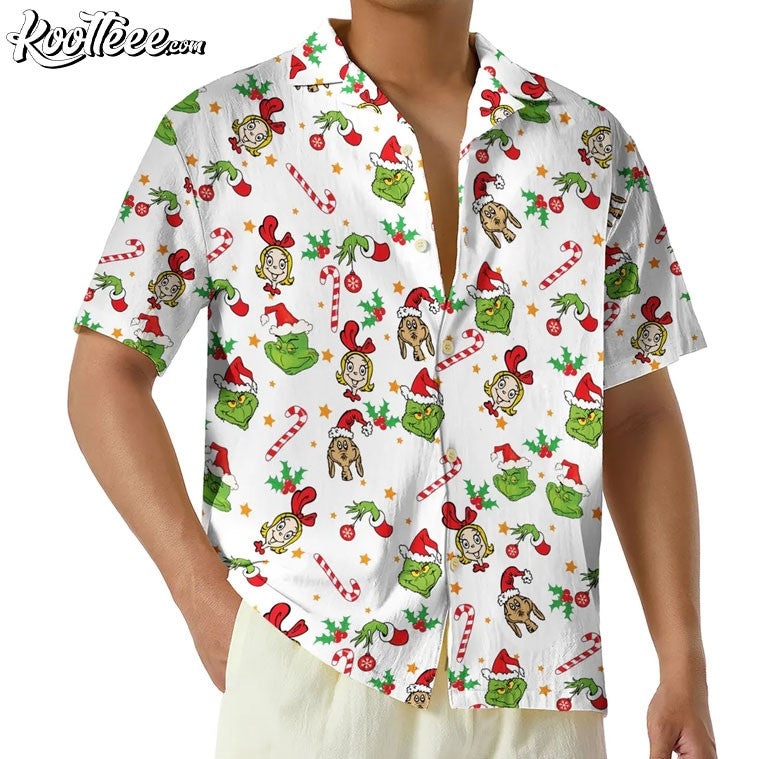 The Grinch Cindy Lou Who Dog Christmas Hawaiian - Adult & Kids T-Shirts, Sweatshirts & Hoodies apparel design preview 1