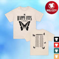 The Happy Fits Butterfly Tour Two Sided - Adult & Kids T-Shirts, Sweatshirts & Hoodies apparel design preview 1