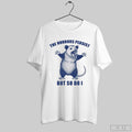 The Horrors Persist But So Do I Opossum - Adult & Kids T-Shirts, Sweatshirts & Hoodies apparel design preview 1