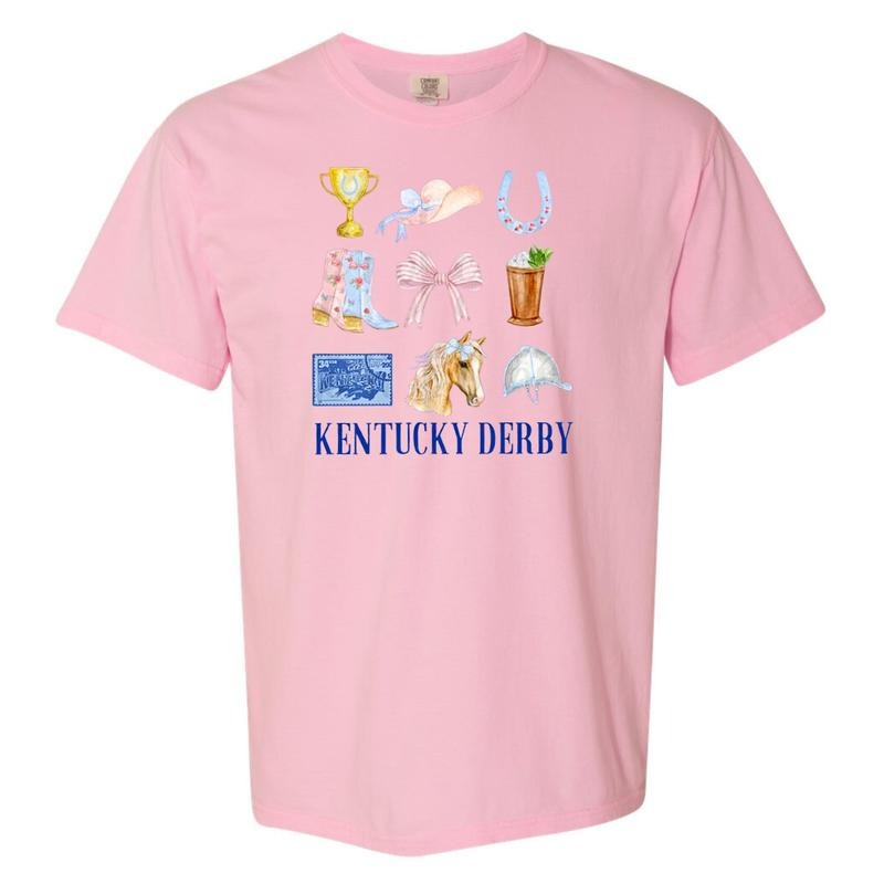 Kentucky Derby Comfort Colors - Adult & Kids T-Shirts, Sweatshirts & Hoodies apparel design preview 1