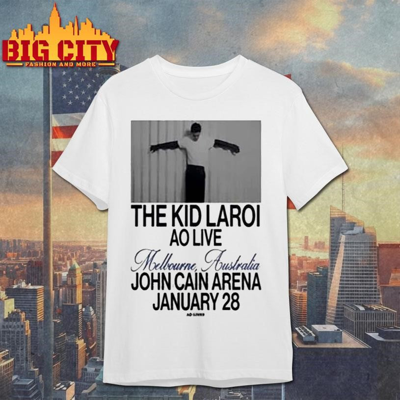 The Kid Laroi Melbourne Park AUS Jan 28 2026 - Adult & Kids T-Shirts, Sweatshirts & Hoodies apparel design preview 1