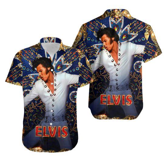 The king elvis presley hawaiian gift for family and - Adult & Kids T-Shirts, Sweatshirts & Hoodies apparel design preview 1