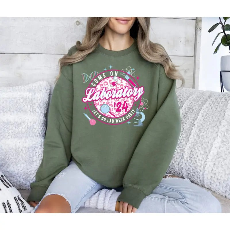 Lab Is Everything Week 2024 Laboratory Technician - Adult & Kids T-Shirts, Sweatshirts & Hoodies apparel design preview 1